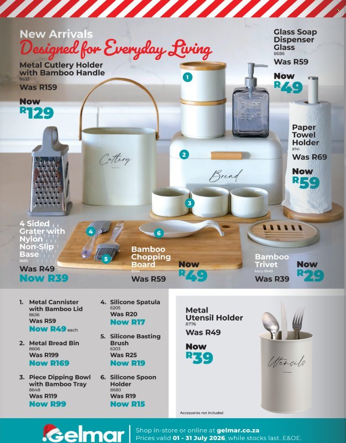 GELMAR specials - From Wednesday 1 Jul 2026