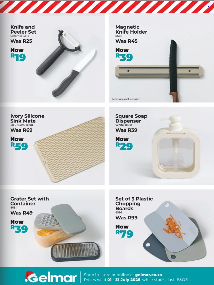 GELMAR specials - From Wednesday 1 Jul 2026