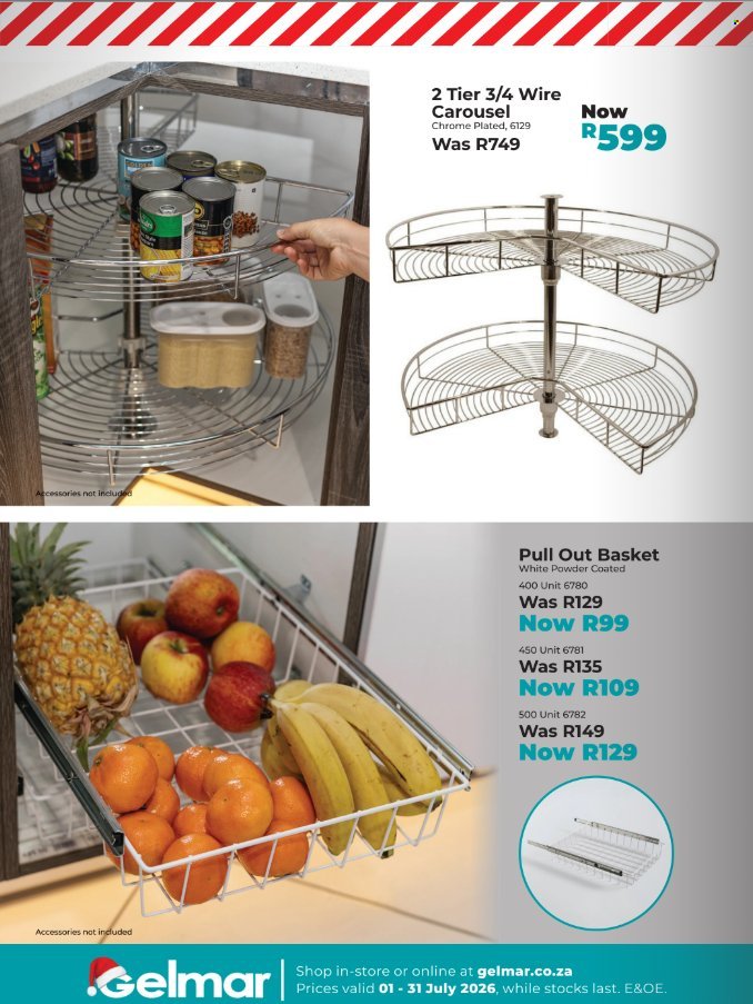 GELMAR specials - From Wednesday 1 Jul 2026