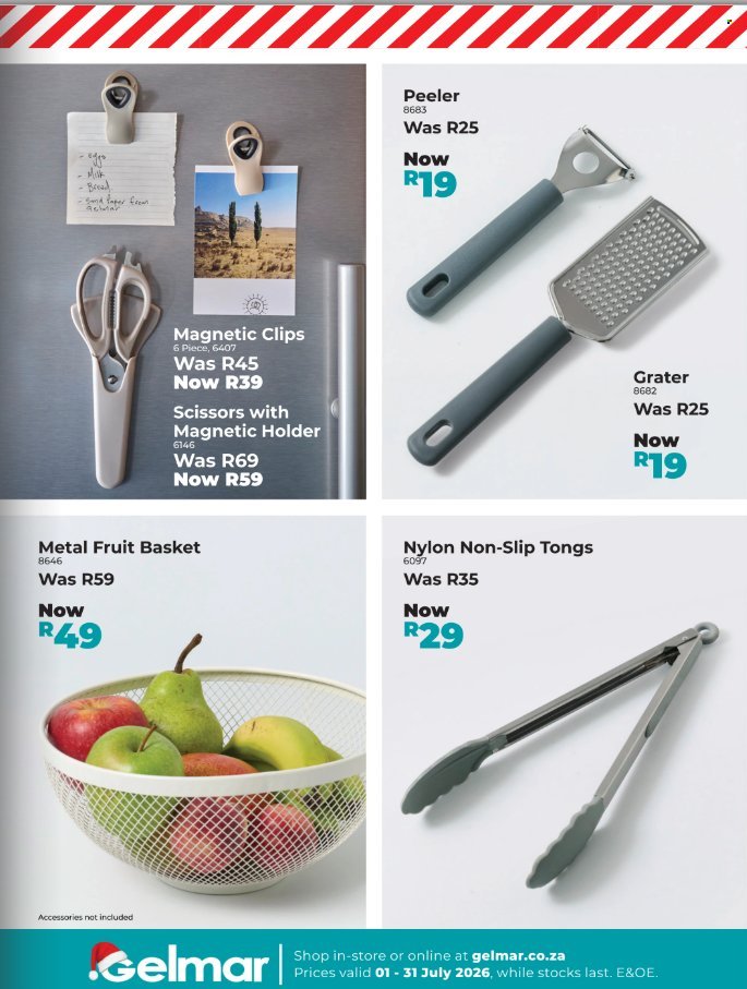 GELMAR specials - From Wednesday 1 Jul 2026