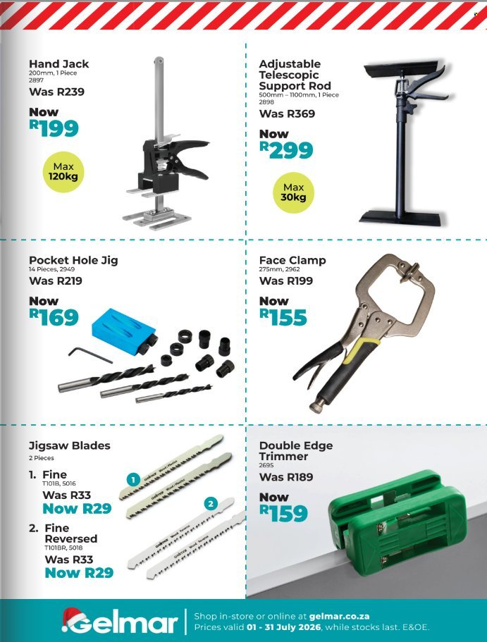 GELMAR specials - From Wednesday 1 Jul 2026