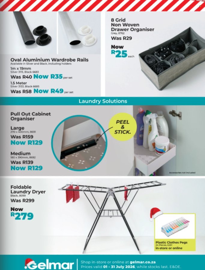 GELMAR specials - From Wednesday 1 Jul 2026