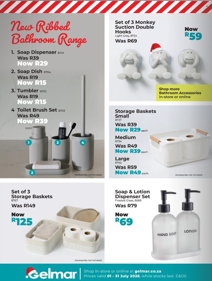 GELMAR specials - From Wednesday 1 Jul 2026