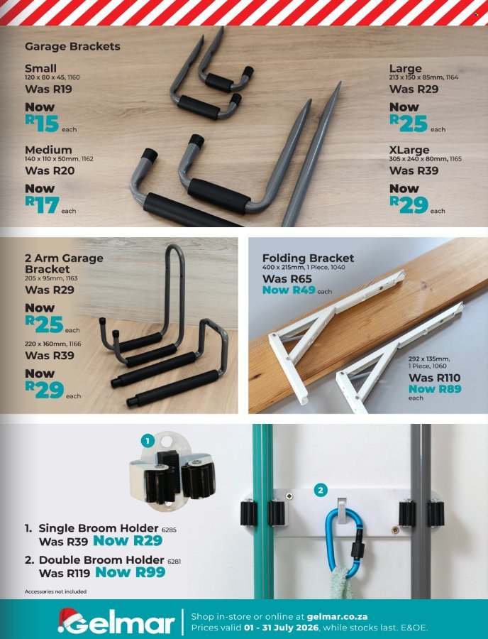 GELMAR specials - From Wednesday 1 Jul 2026
