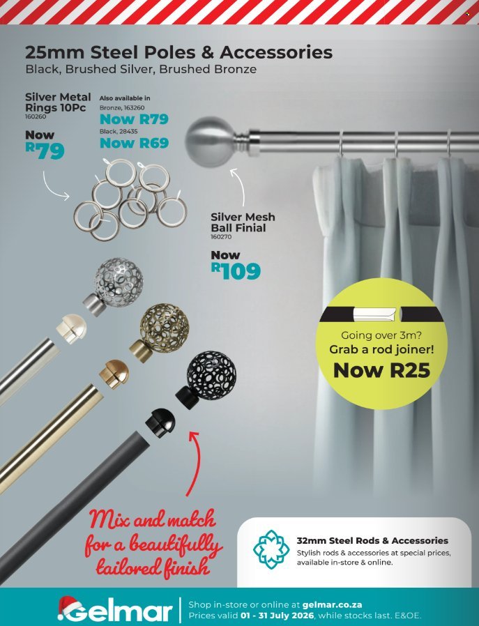 GELMAR specials - From Wednesday 1 Jul 2026