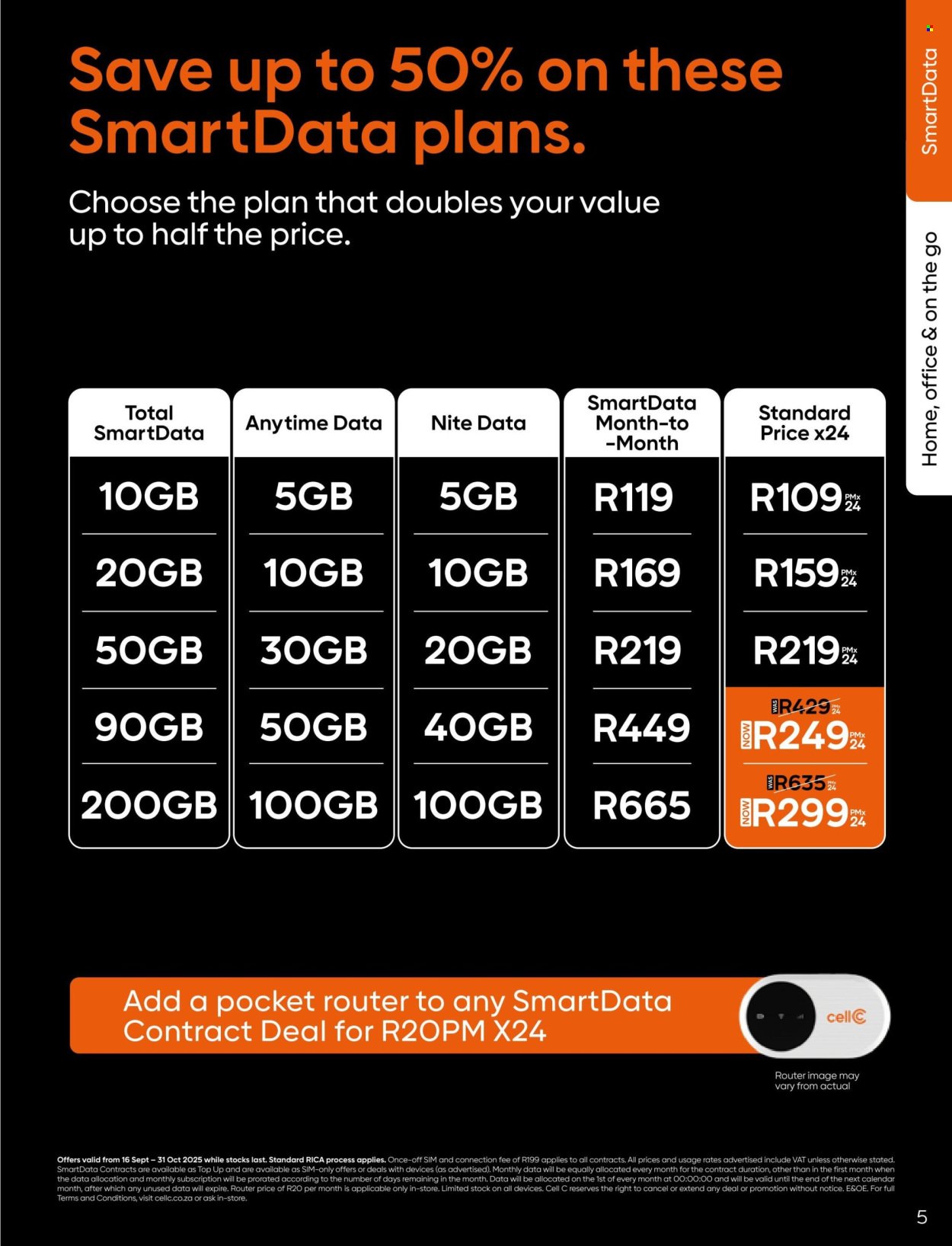CELL C specials - The Connector Book (2025-09-16 - 2025-10-31) | 5