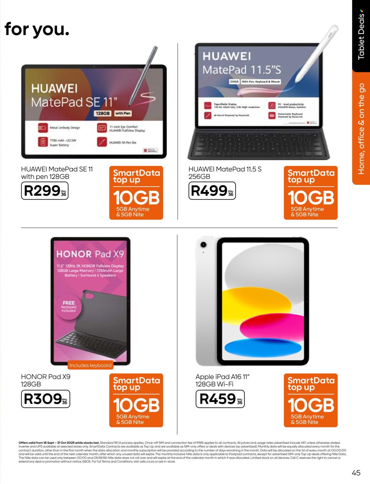 CELL C specials - The Connector Book (2025-09-16 - 2025-10-31) | 45