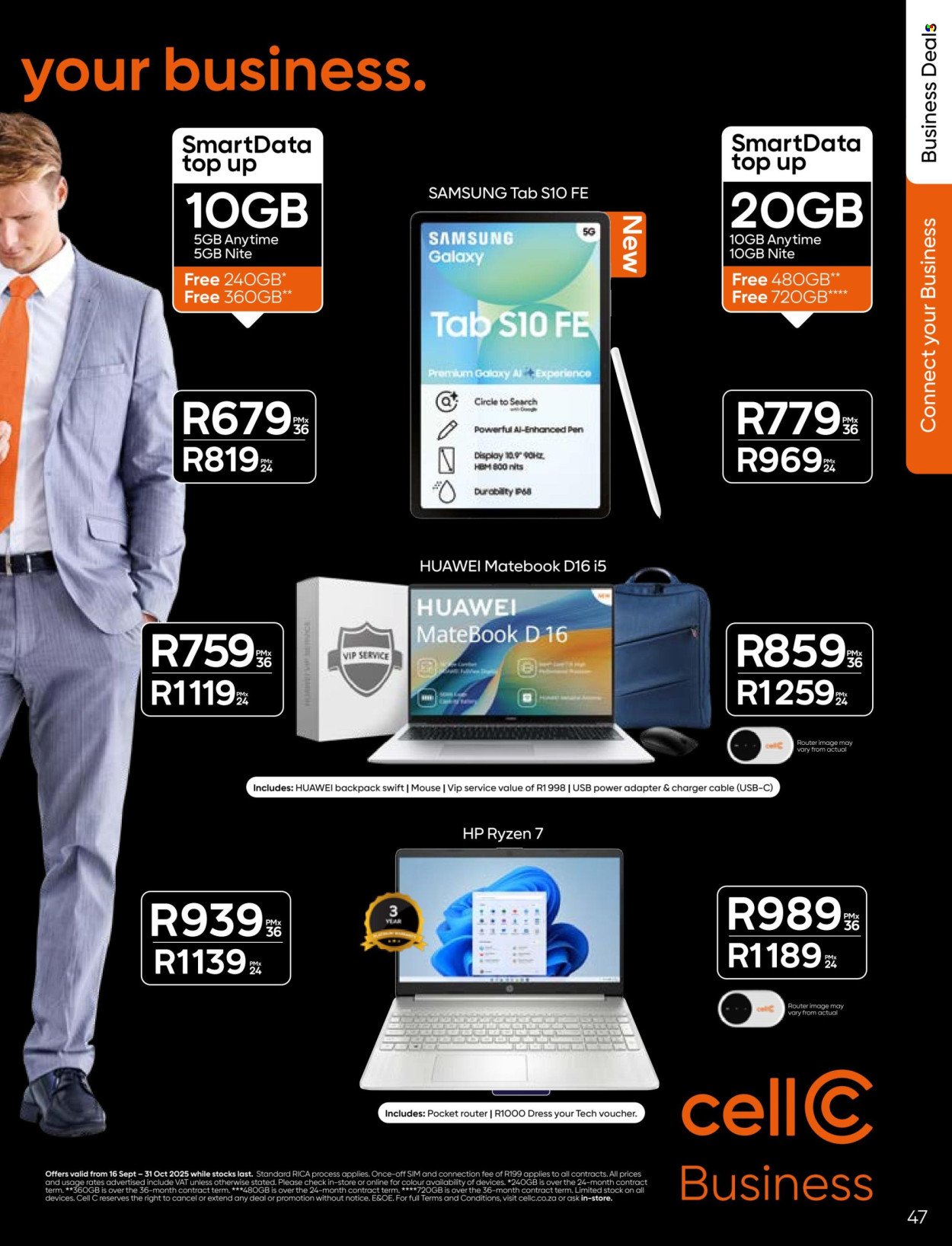 CELL C specials - The Connector Book (2025-09-16 - 2025-10-31) | 47