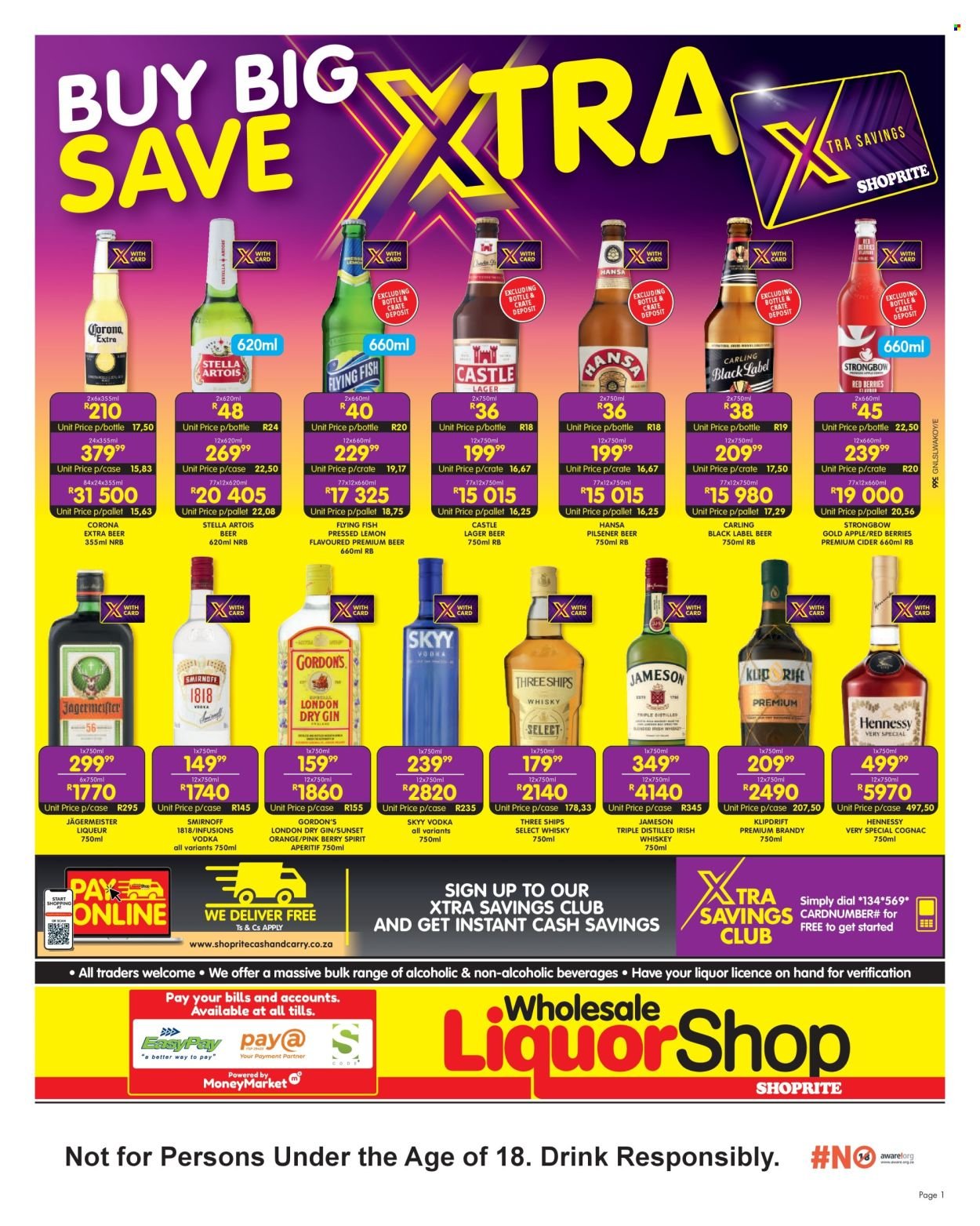 SHOPRITE specials - Wholesale LiquorShop Easter Deals Selected Stores (2026-03-23 - 2026-04-06) | 1