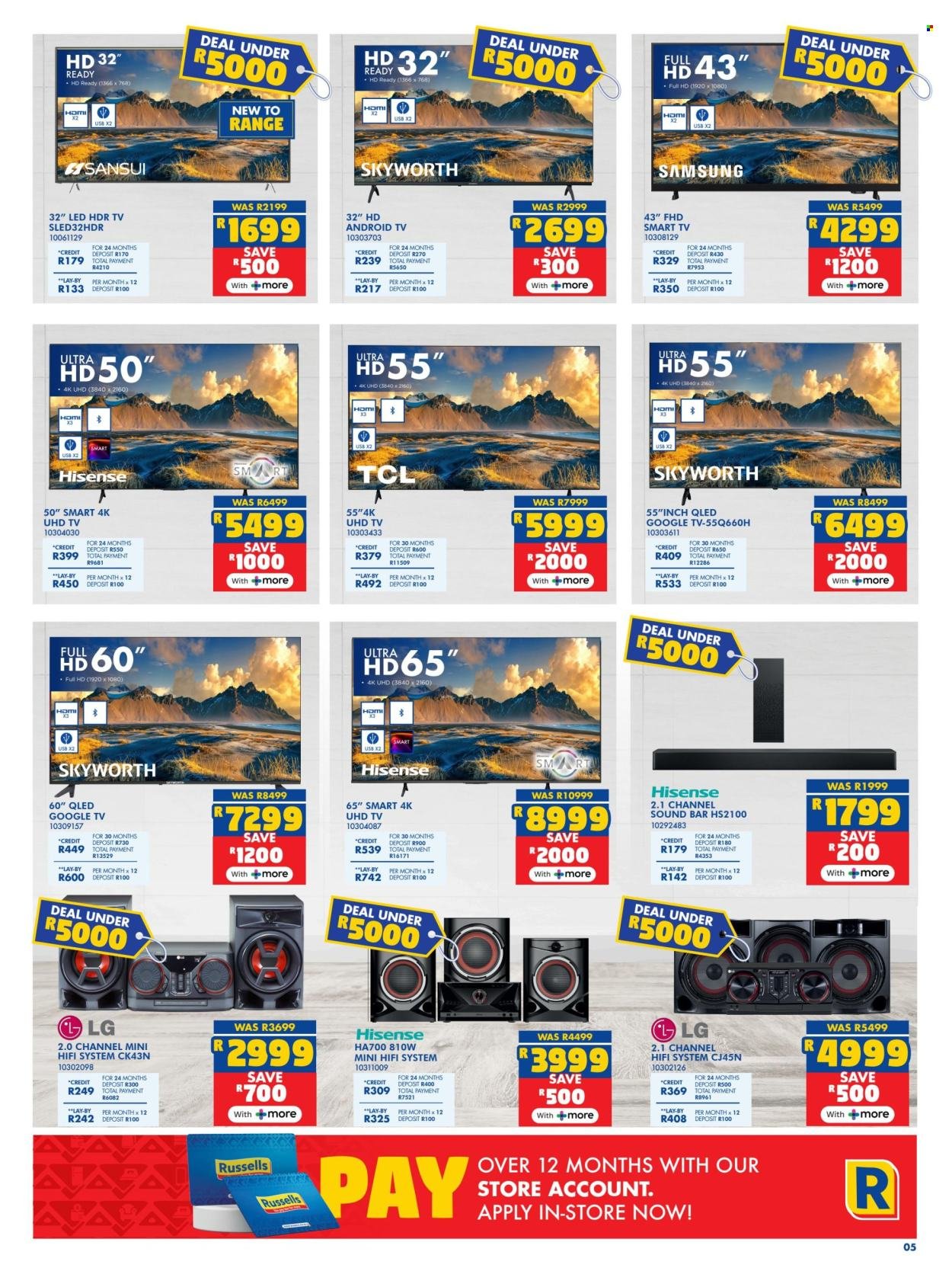 RUSSELLS specials - From Thursday 15 Jan 2026 (2026-01-15 - 2026-02-18) | 5