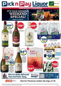 PICK N PAY specials - Weekend Liquor Specials (2025-12-19 - 2025-12-21)