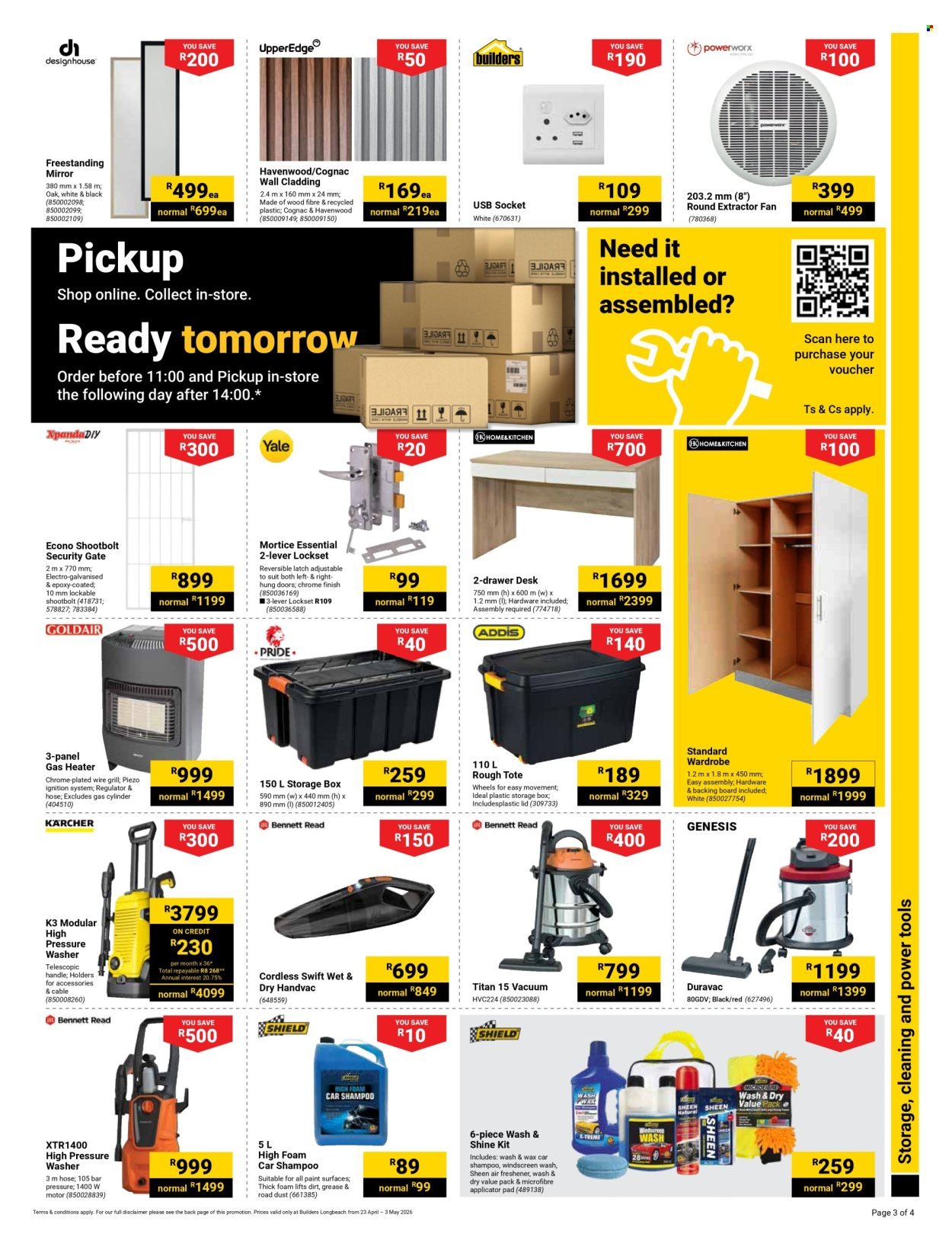 BUILDERS specials - Grand opening deals (2026-04-23 - 2026-05-03) | 3