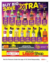 SHOPRITE specials - Wholesale LiquorShop Deals Selected Stores (2025-11-17 - 2025-11-30)