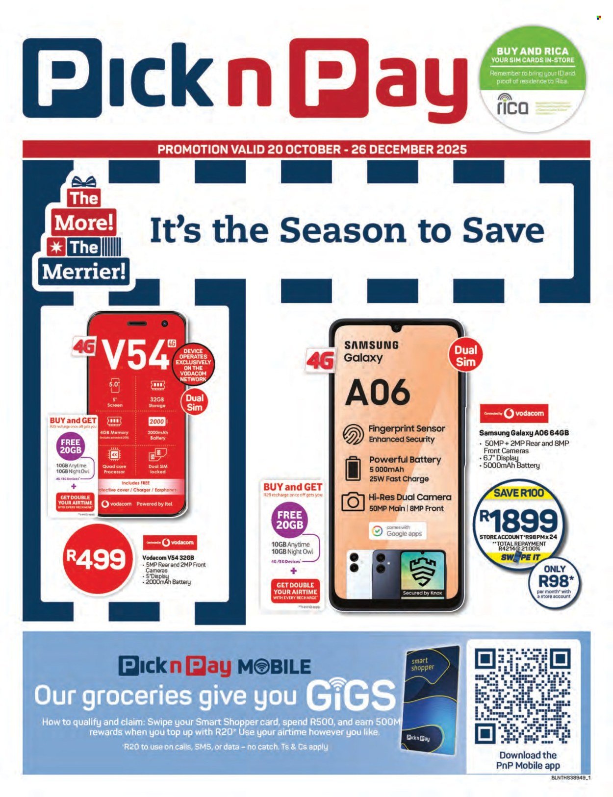 PICK N PAY specials - Cellular Christmas Specials (2025-10-20 - 2025-12-26) | 1