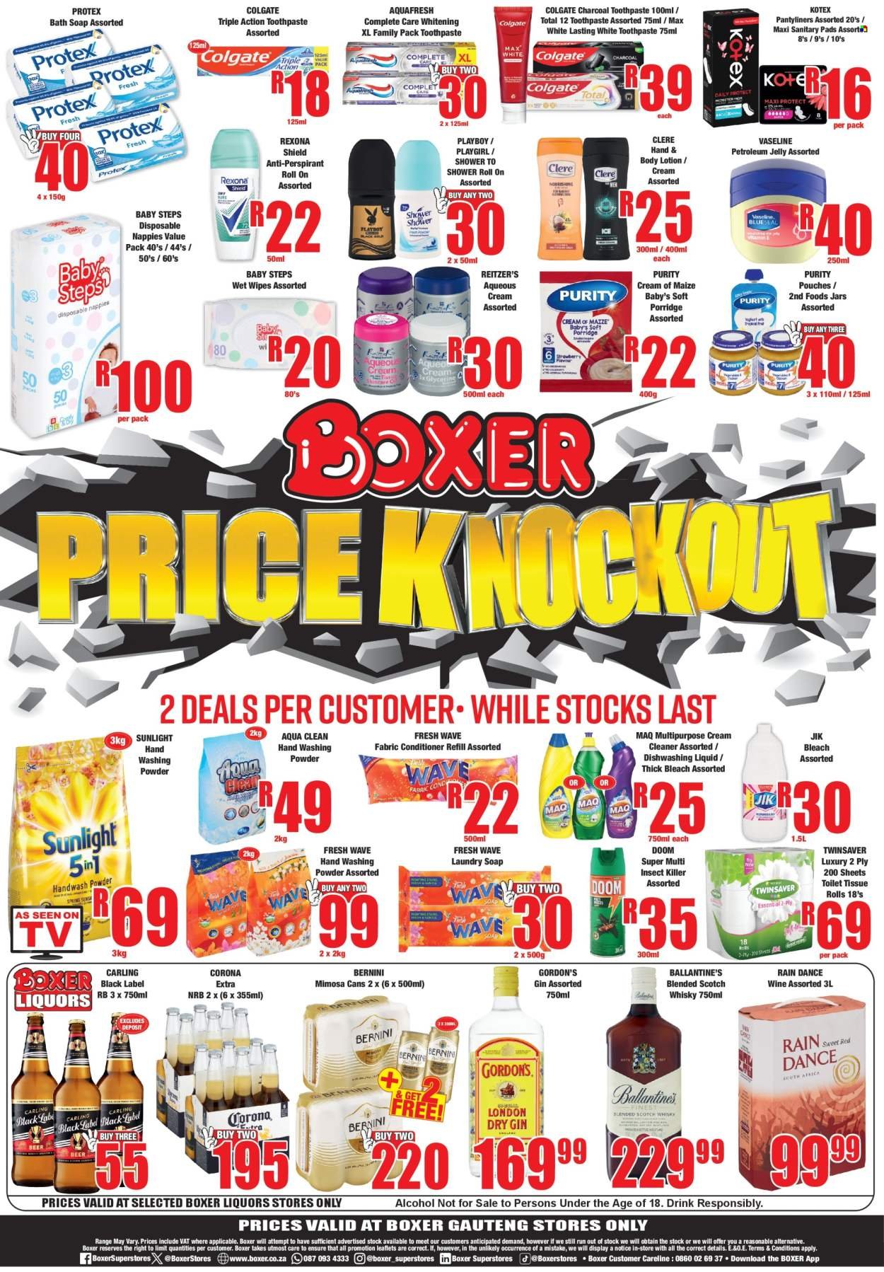 BOXER specials - GP Price Knockout