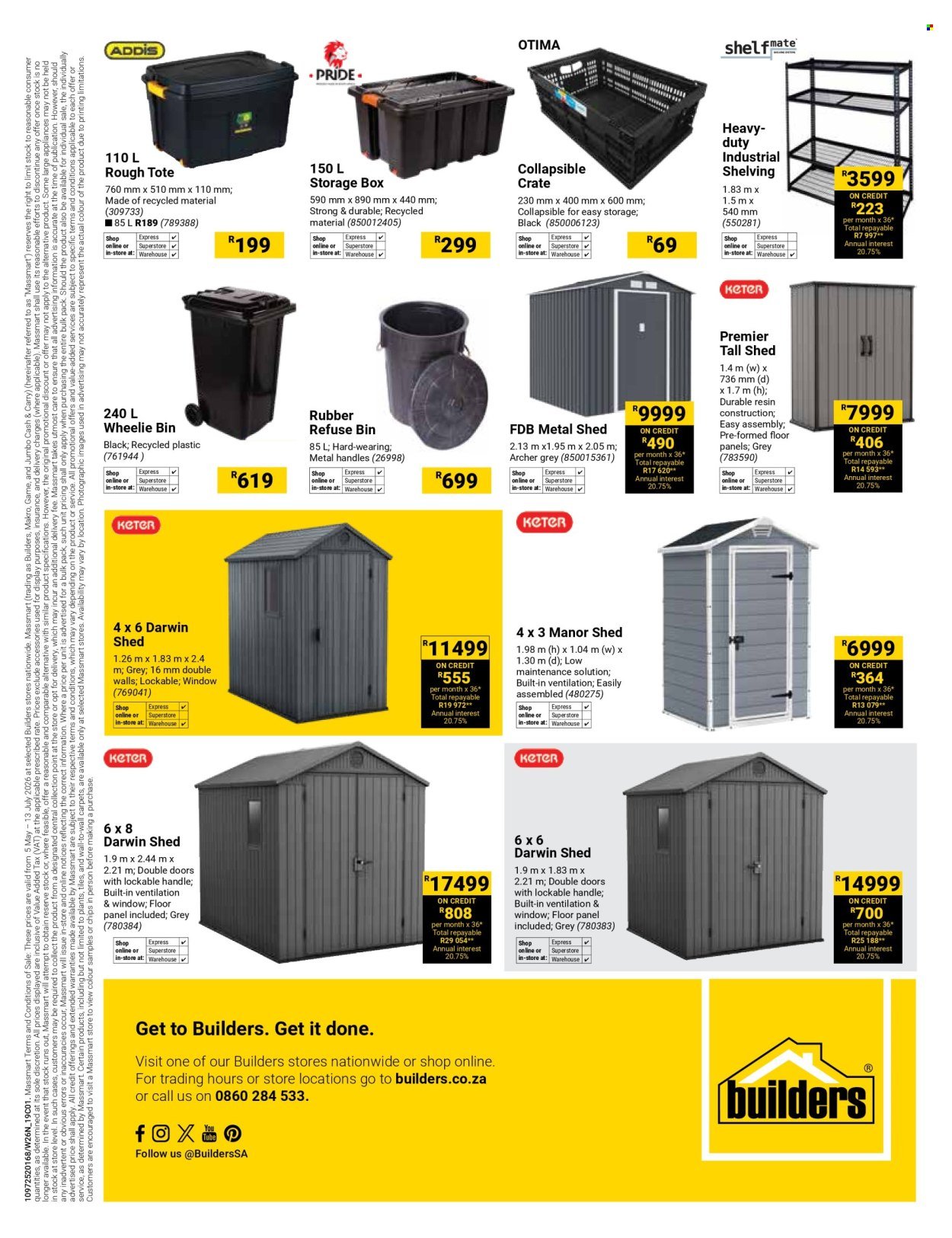 BUILDERS specials - Heat Up Your Winter Game (2026-05-05 - 2026-07-13) | 16