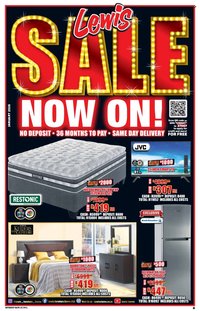 LEWIS specials - From Monday 5 Jan 2026 (2026-01-05 - 2026-02-22)