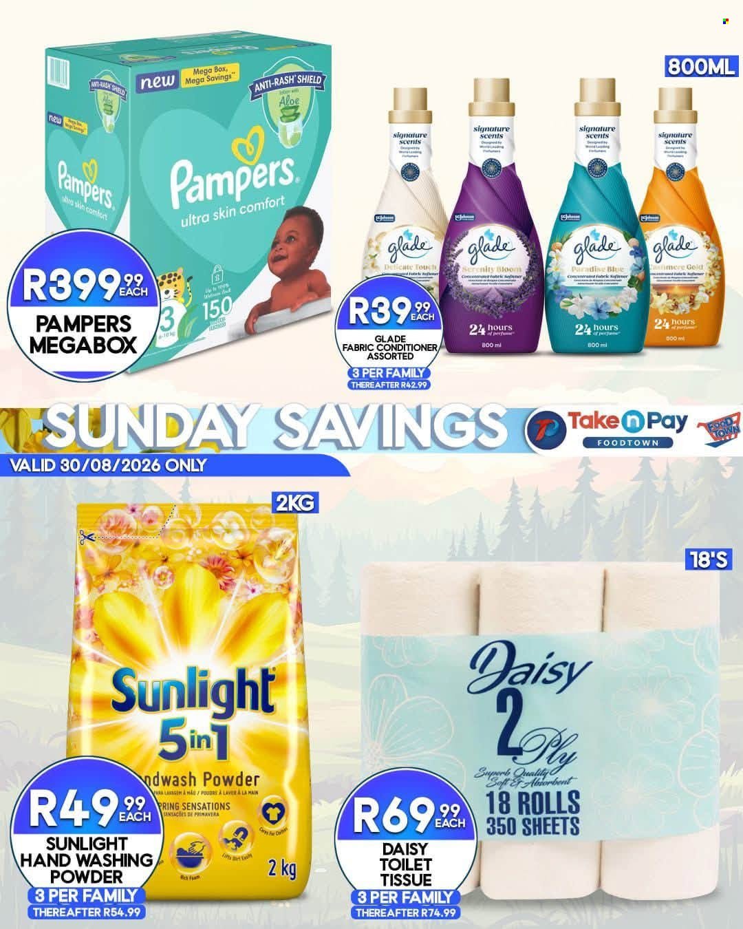 TAKE N PAY specials - From Sunday 30 Aug 2026