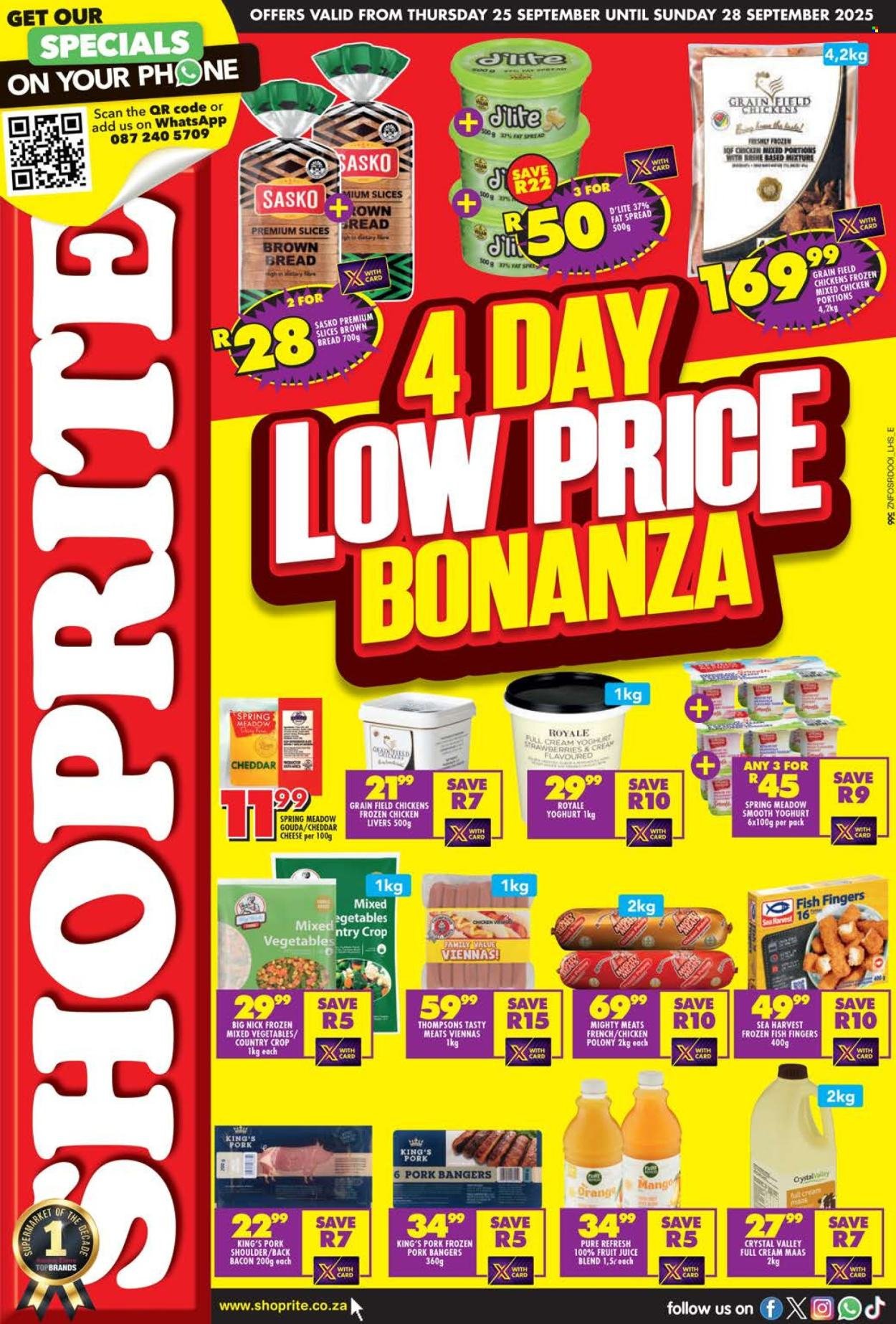 SHOPRITE specials - Low Price Bonanza KwaZulu Natal (2025-09-25 - 2025-09-28) | 1