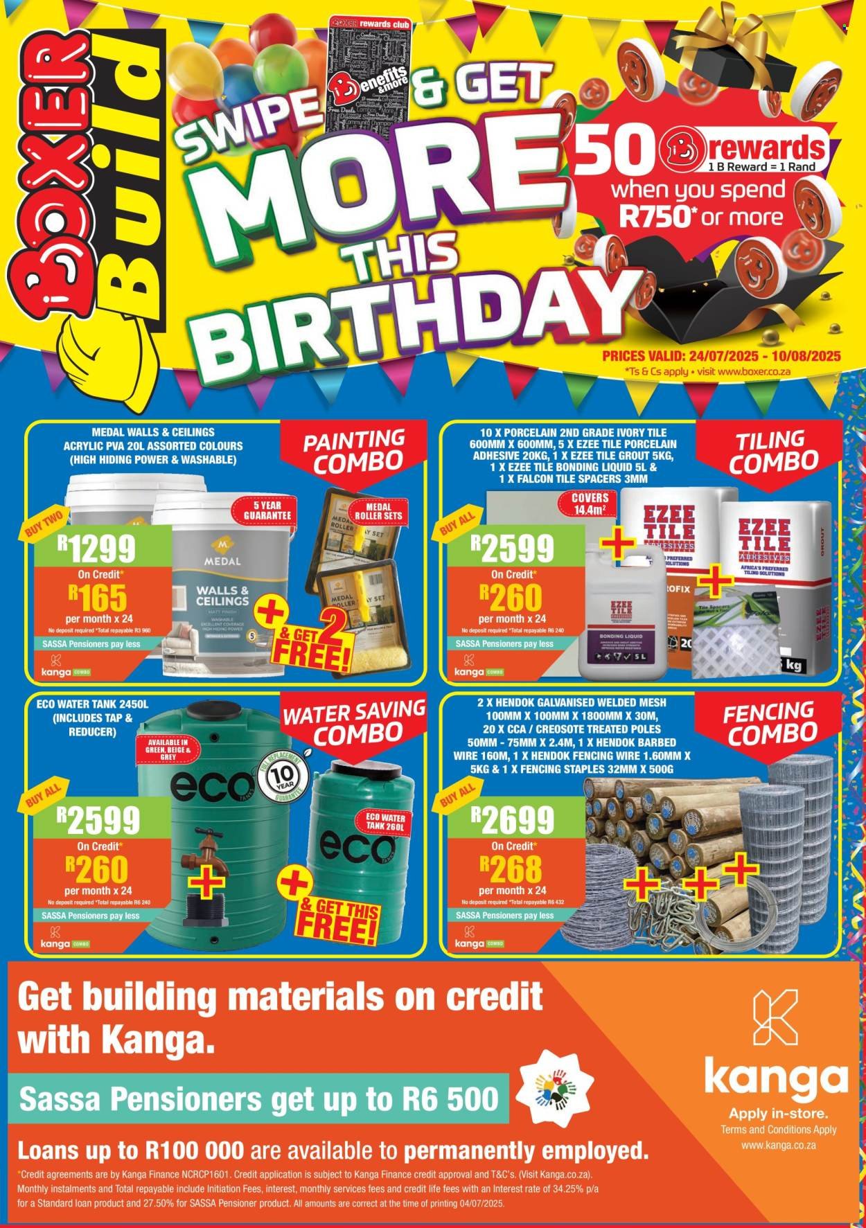 BOXER specials - From Thursday 24 Jul 2025 (2025-07-24 - 2025-08-10) | 1