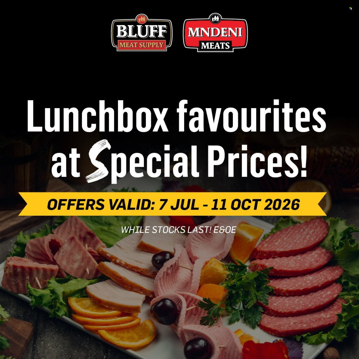 BLUFF MEAT SUPPLY specials - From Tuesday 7 Jul 2026