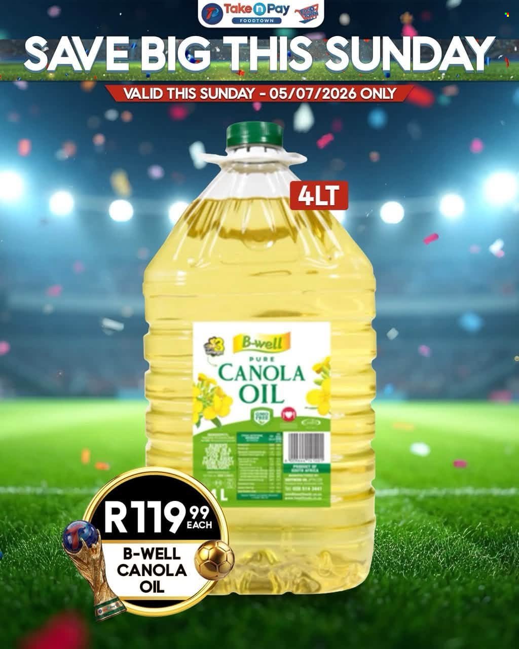TAKE N PAY specials - From Sunday 5 Jul 2026
