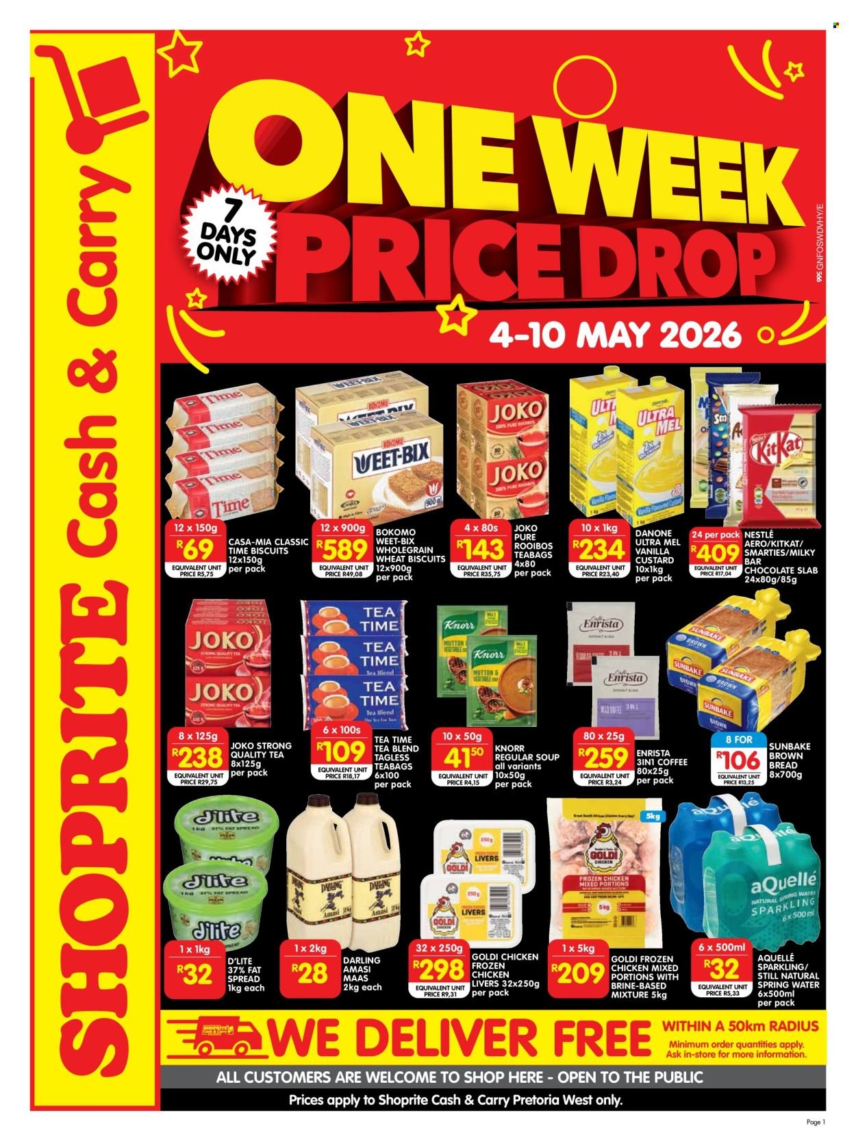 SHOPRITE specials - Cash & Carry One Week Price Drop Pretoria West (2026-05-04 - 2026-05-10) | 1