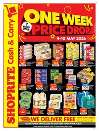 SHOPRITE specials - Cash & Carry One Week Price Drop Pretoria West (2026-05-04 - 2026-05-10)