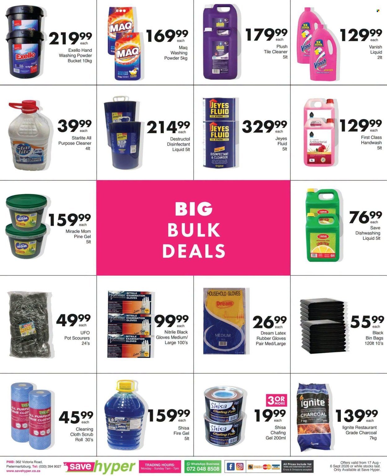 SAVE specials - From Monday 17 Aug 2026