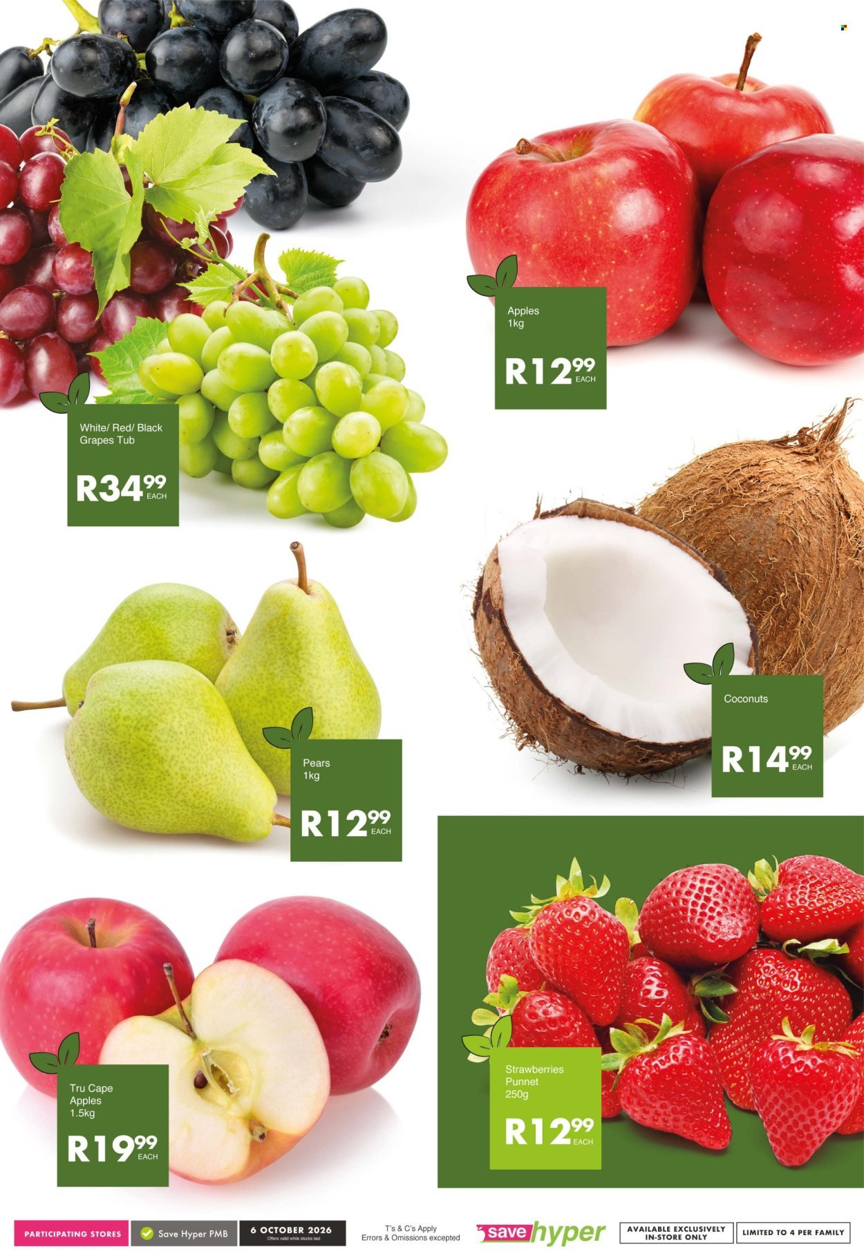 SAVE specials - From Tuesday 6 Oct 2026