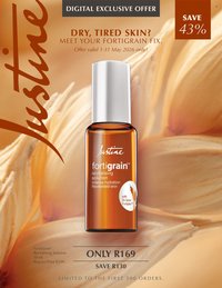 JUSTINE specials - FORTIGRAIN EXCLUSIVE OFFER (2026-05-01 - 2026-05-31)