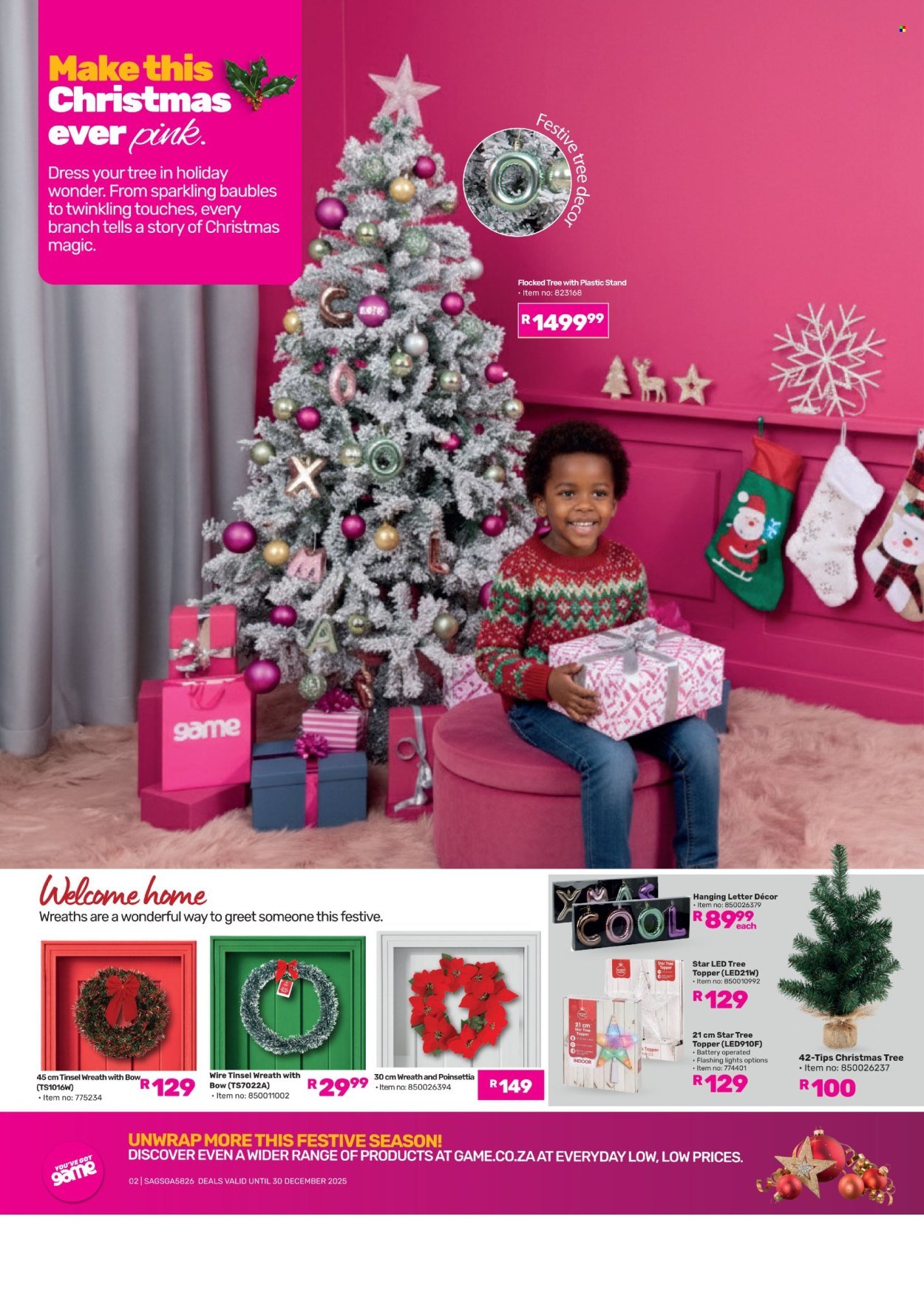 GAME specials - Go Full Pink This Festive (2025-10-20 - 2025-12-30) | 2