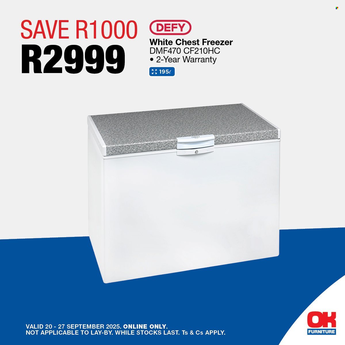 OK FURNITURE specials - From Saturday 20 Sept 2025 (2025-09-20 - 2025-09-27) | 2