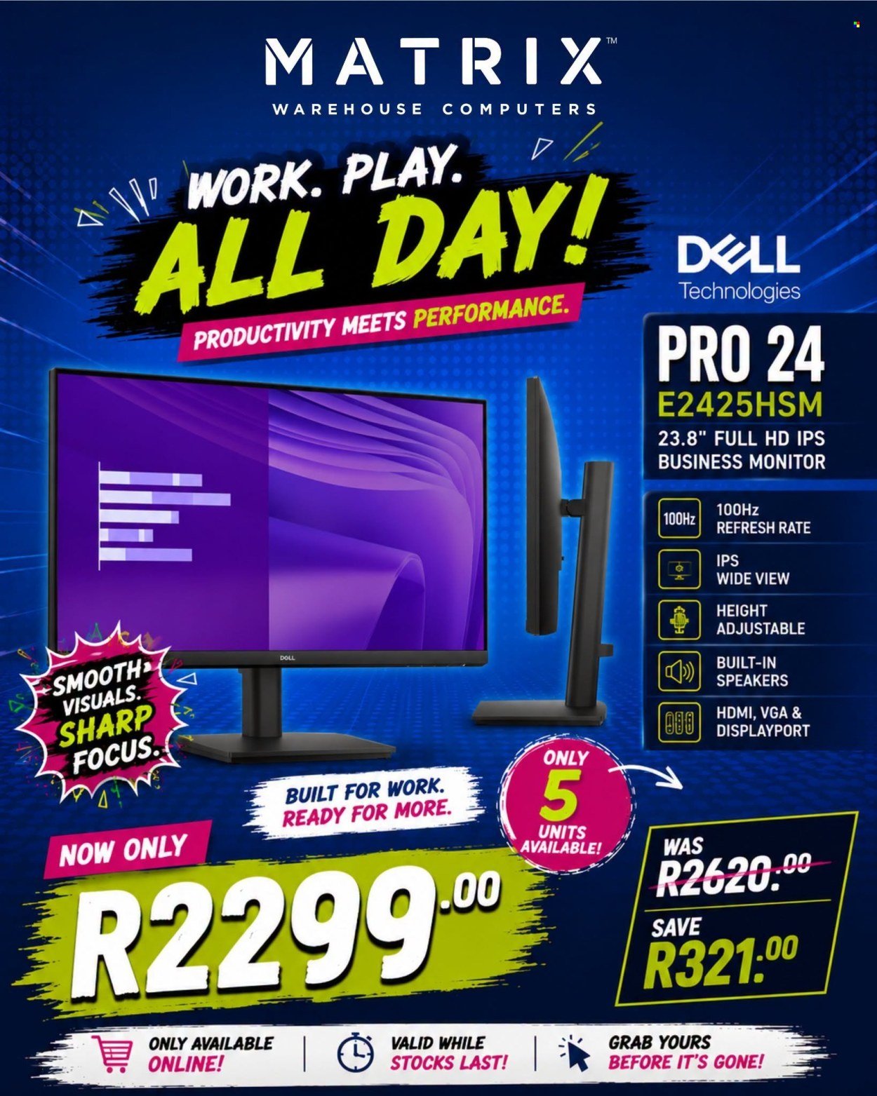 MATRIX WAREHOUSE specials - August 2026