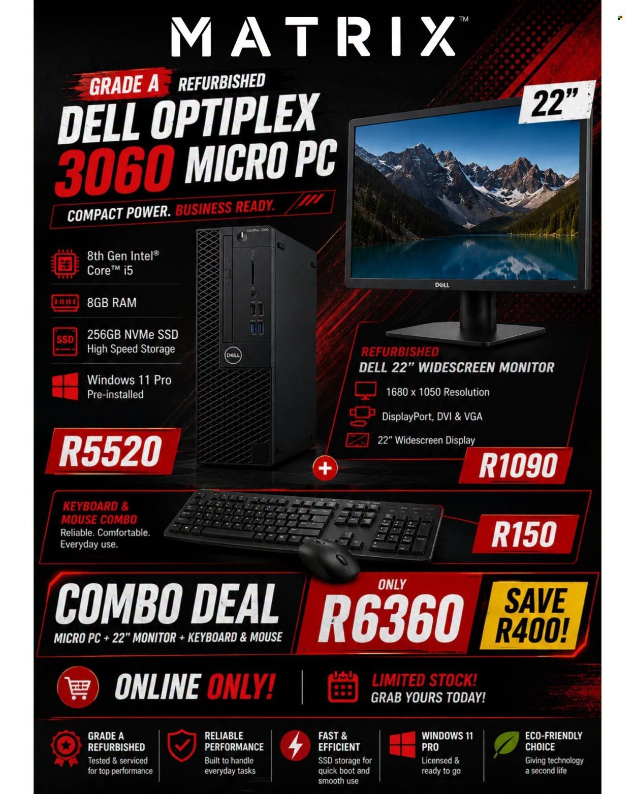 MATRIX WAREHOUSE specials - August 2026