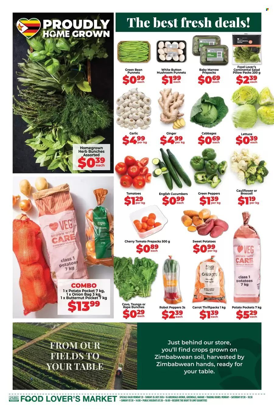 FOOD LOVER'S MARKET specials - From Monday 20 Jul 2026