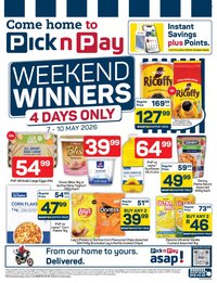 PICK N PAY specials - Weekend Specials (2026-05-07 - 2026-05-10)