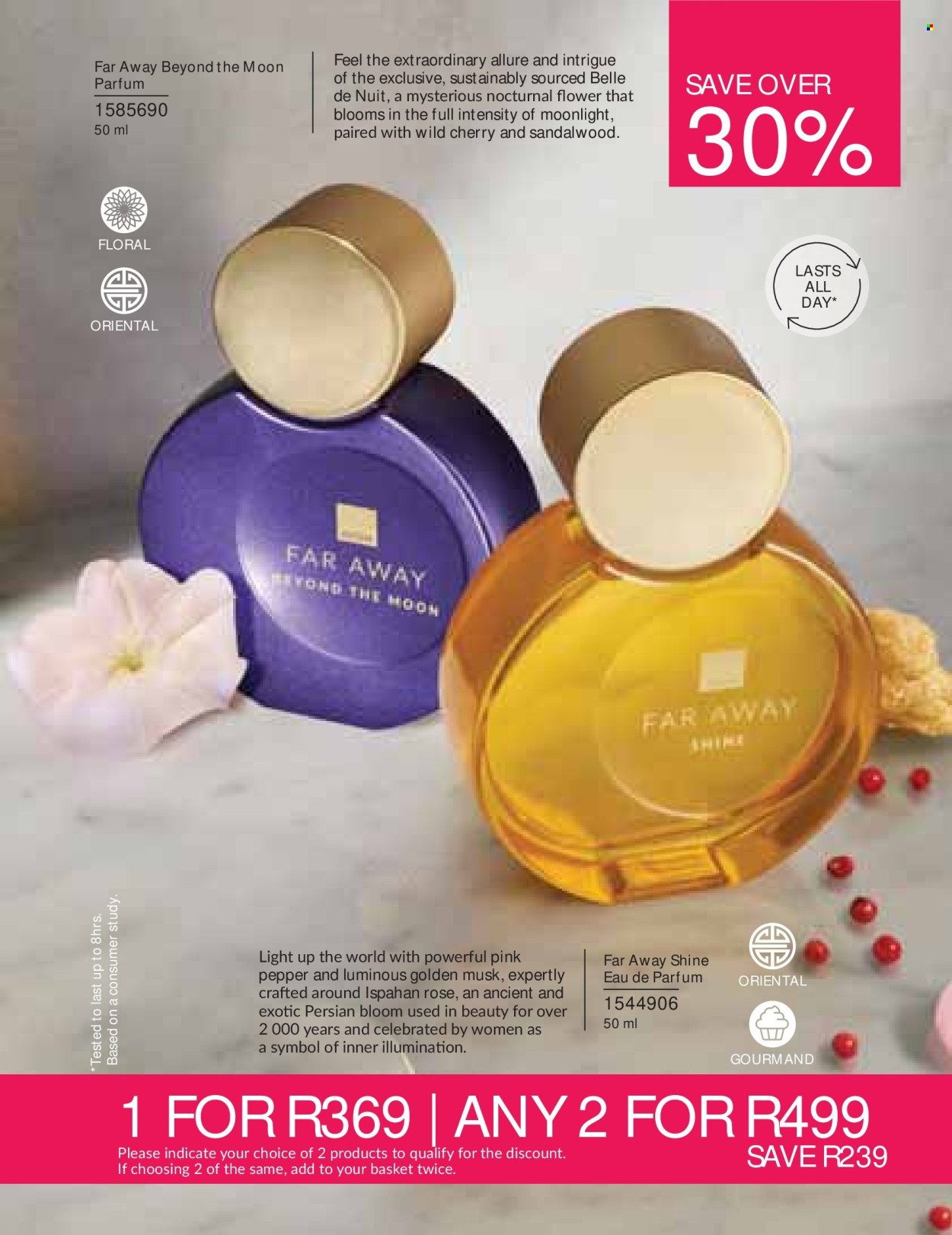 AVON specials - BACK  YOUR SENSUALITY WITH THE ICONIC IMARI FRAGRANCES