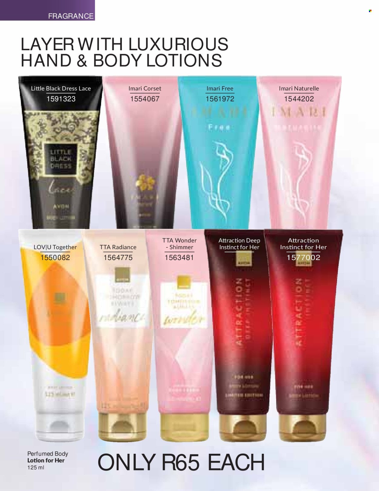 AVON specials - BACK  YOUR SENSUALITY WITH THE ICONIC IMARI FRAGRANCES