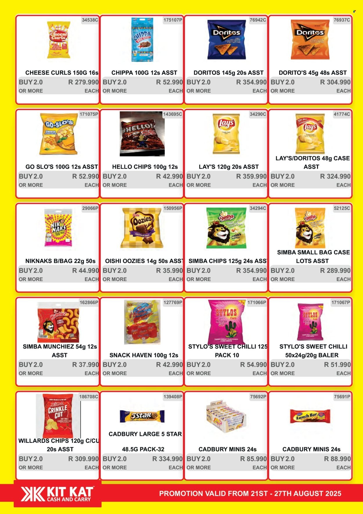KIT KAT CASH & CARRY specials - Weekly Traders Special (2025-08-21 - 2025-08-27) | 2