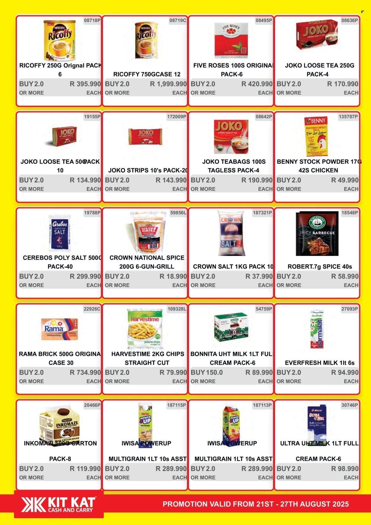 KIT KAT CASH & CARRY specials - Weekly Traders Special (2025-08-21 - 2025-08-27) | 12