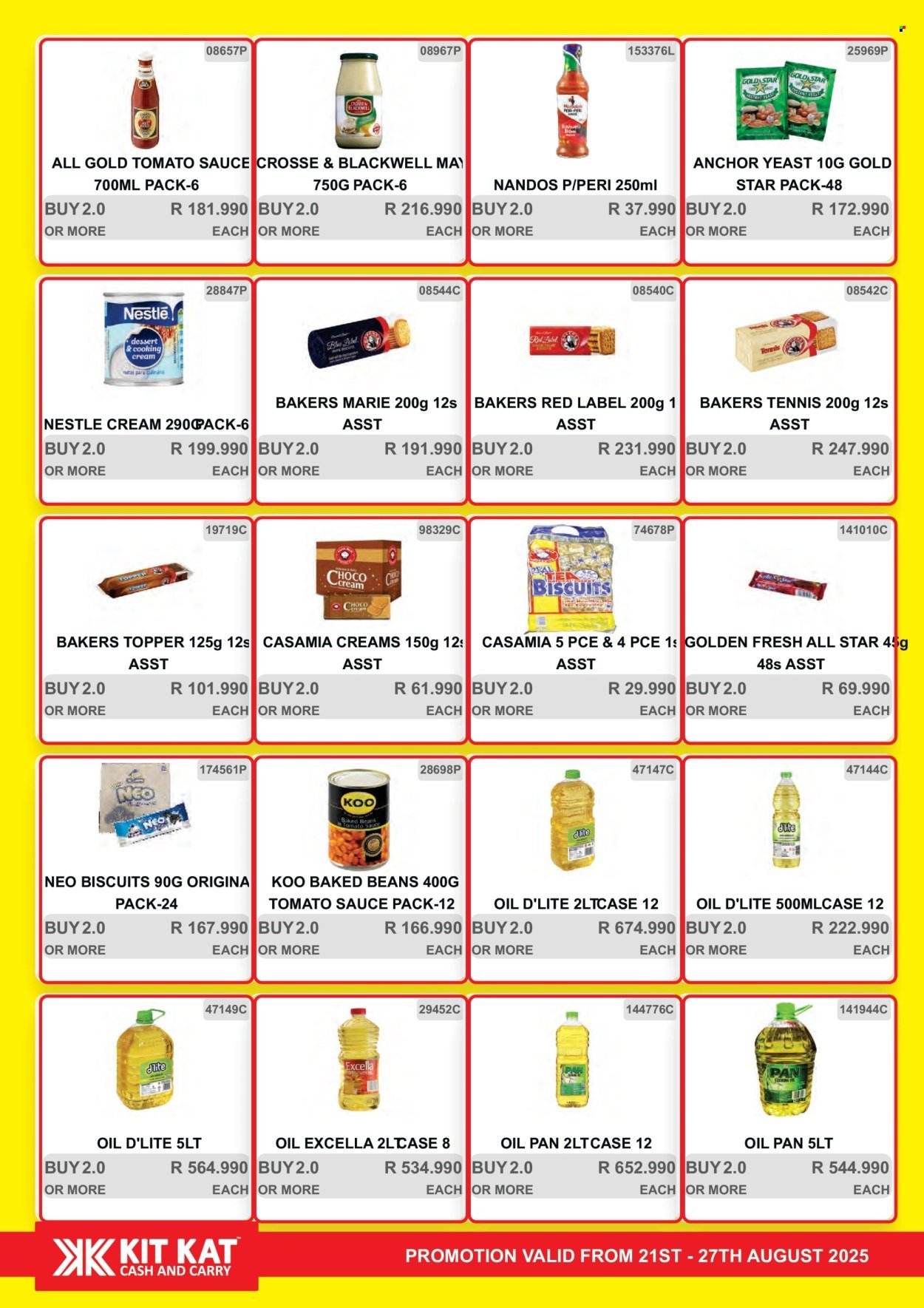 KIT KAT CASH & CARRY specials - Weekly Traders Special (2025-08-21 - 2025-08-27) | 8
