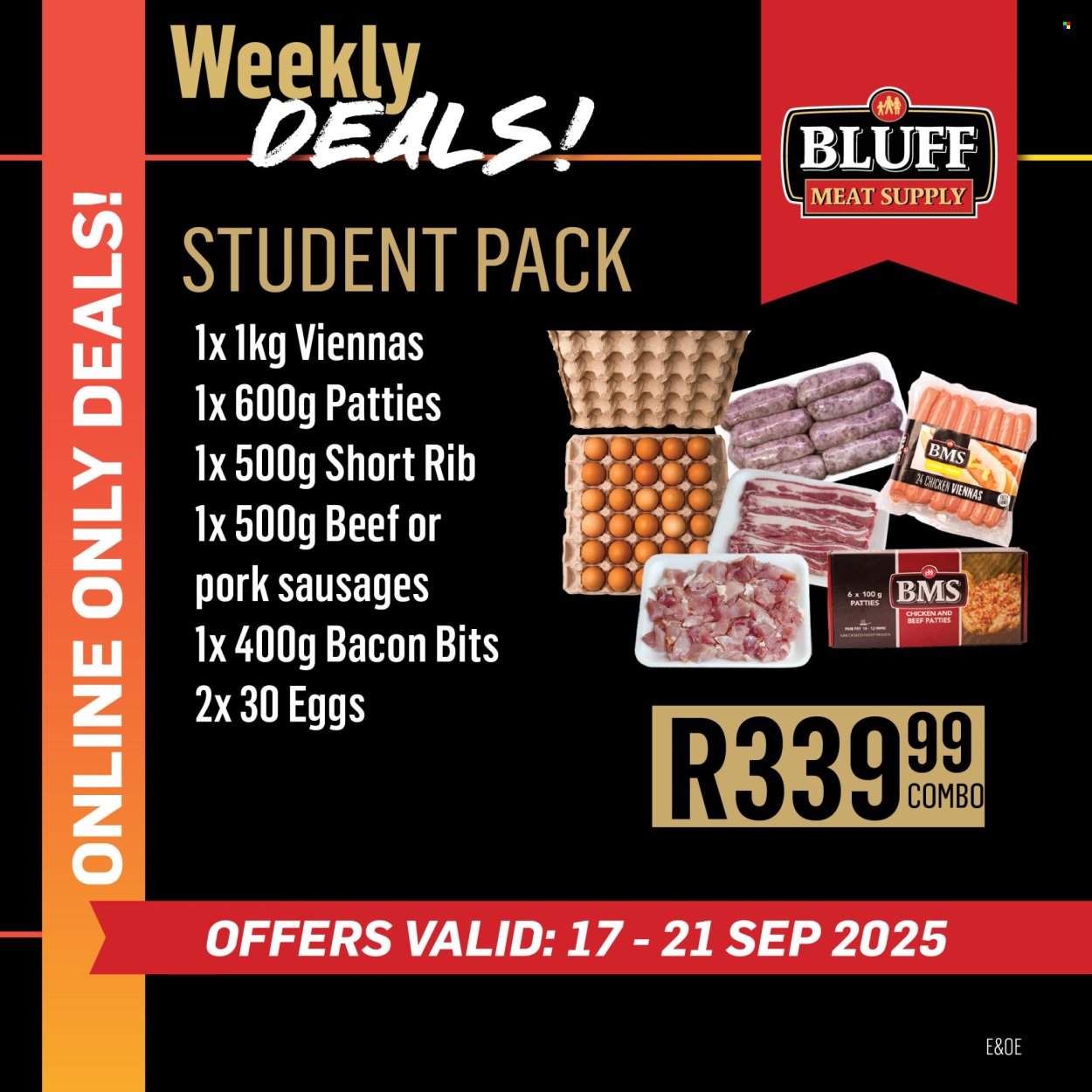 BLUFF MEAT SUPPLY specials - From Wednesday 17 Sept 2025 (2025-09-17 - 2025-09-21) | 9