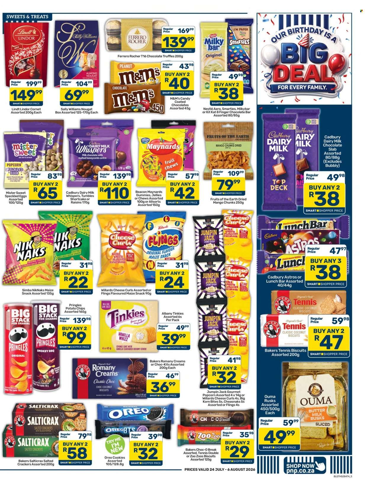 PICK N PAY specials - Birthday Specials
