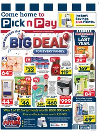 PICK N PAY specials - Birthday Specials