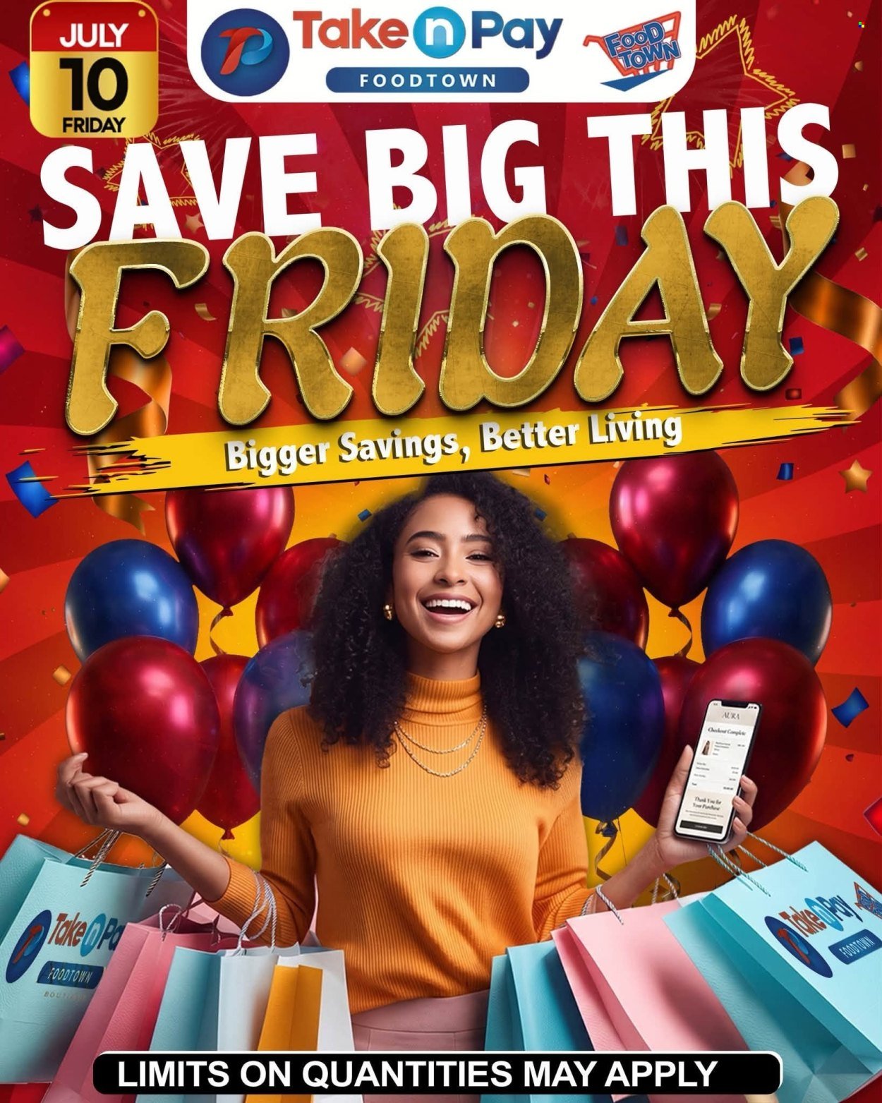 TAKE N PAY specials - From Friday 10 Jul 2026