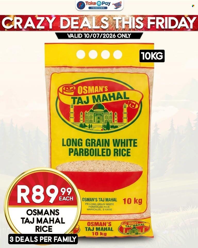 TAKE N PAY specials - From Friday 10 Jul 2026