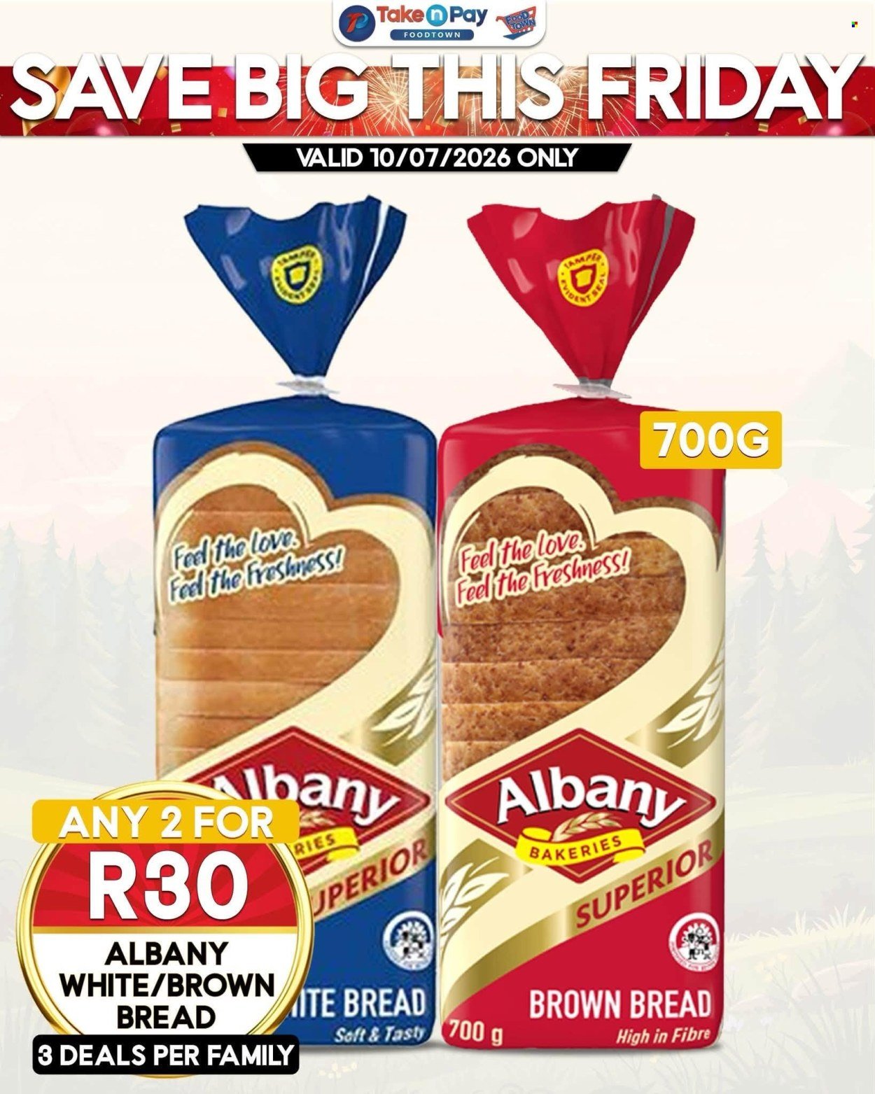 TAKE N PAY specials - From Friday 10 Jul 2026
