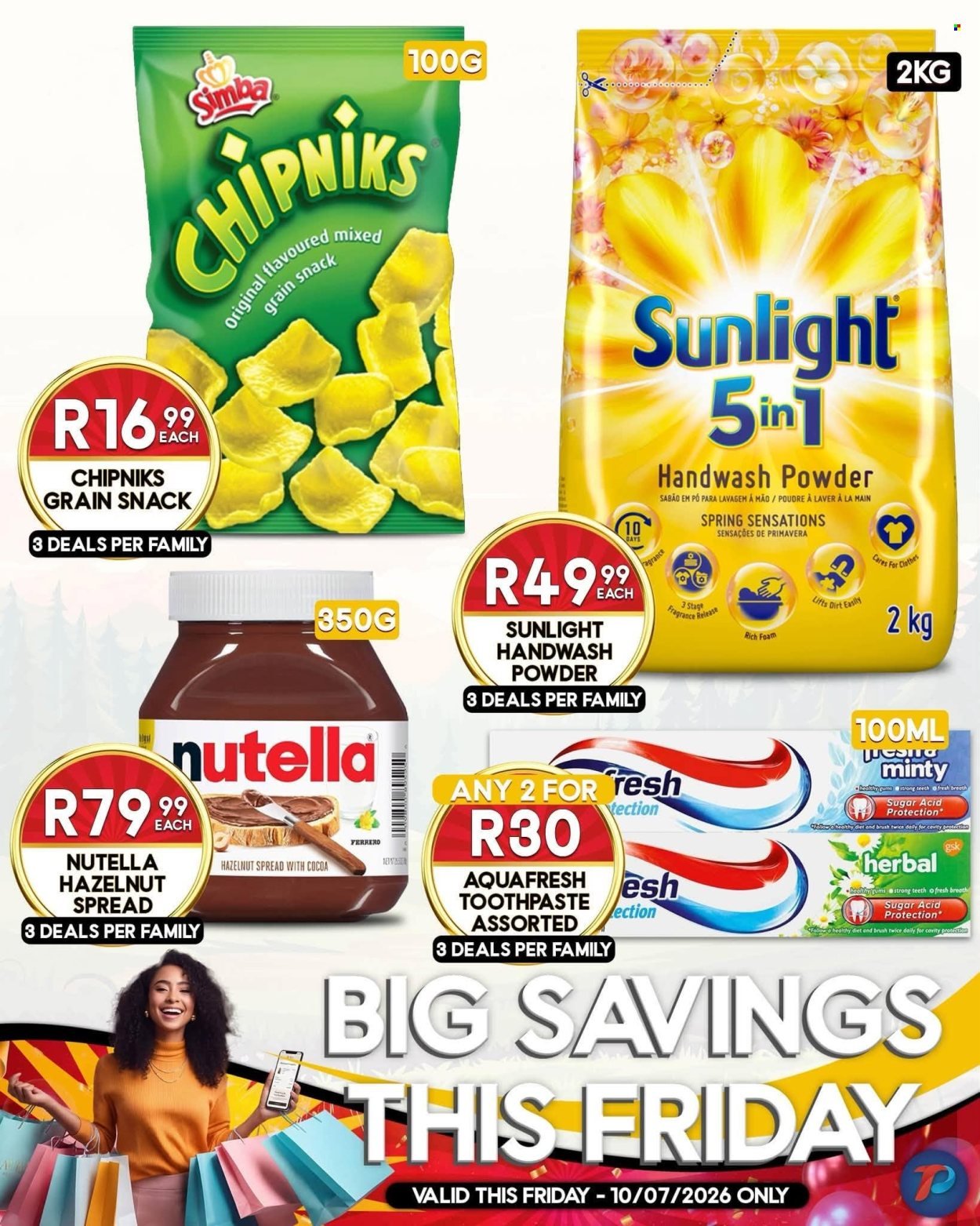 TAKE N PAY specials - From Friday 10 Jul 2026