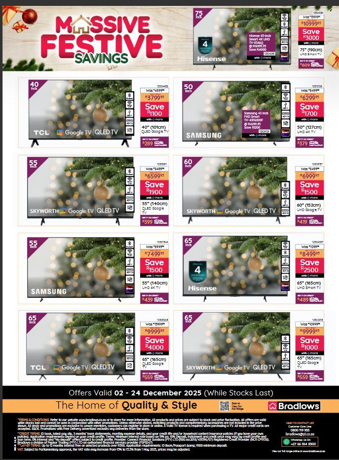 BRADLOWS specials - From Tuesday 2 Dec 2025 (2025-12-02 - 2025-12-24) | 32